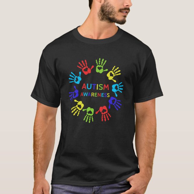 Världsautismmedvetenheten 2 april 2019 Autism Cute T Shirt (Framsida)