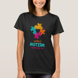 Världsautismmedvetenheten 2 april 2023 Autism Cute T Shirt