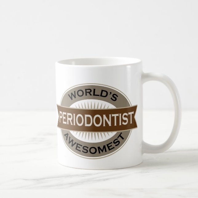 VärldsAwesomest Periodontist Kaffemugg (Höger)