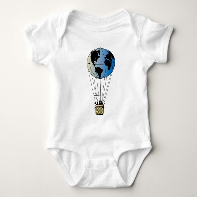 Världsballong T-shirt (Framsida)