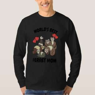 Världsbanken Ferret Mamma Pet Ferret 1 T Shirt