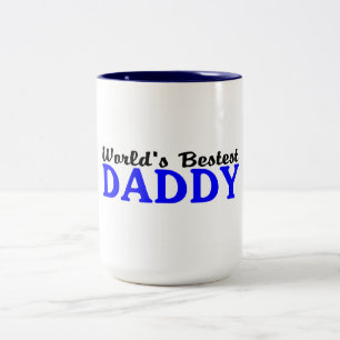 VärldsBestest pappa Två-Tonad Mugg