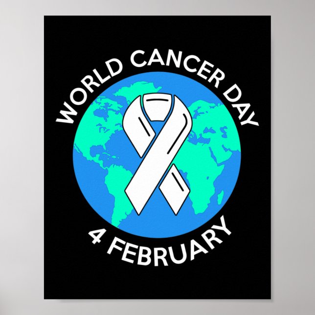 Världscancerdagen 4. Februari 3  Poster (Framsidan)