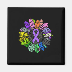 Världscancerdagen - cancer Survivor Warrior Cancer Magnet