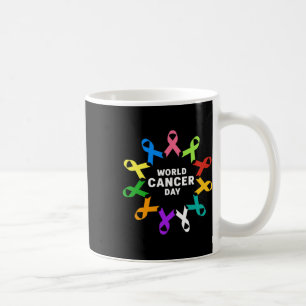 Världscancerdagen - Medvetenhet om cancer 3 Kaffemugg