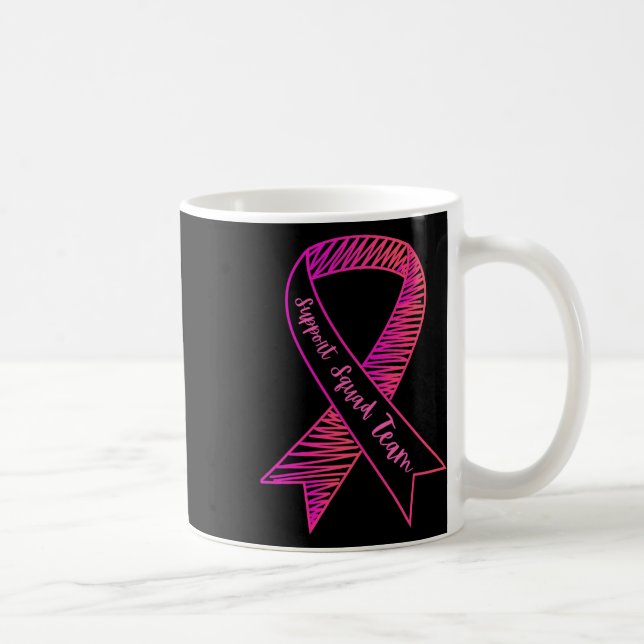 Världscancerdagen Stödgrupp Team Bröstcancer  Kaffemugg (Höger)