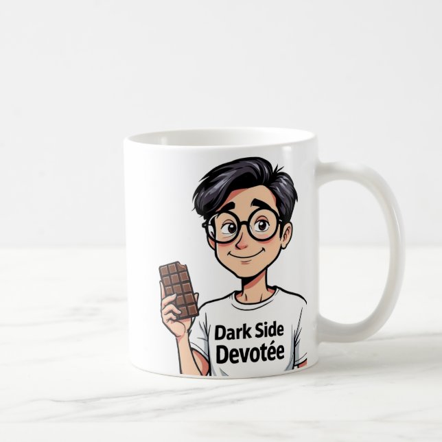 Världschoklad-dagsfirande-mugg Kaffemugg (Höger)