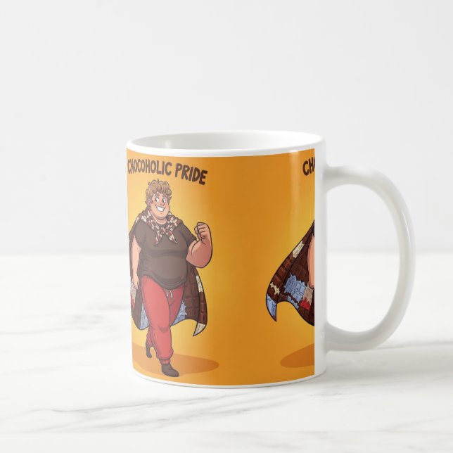Världschoklad-dagsfirande-mugg Kaffemugg (Höger)