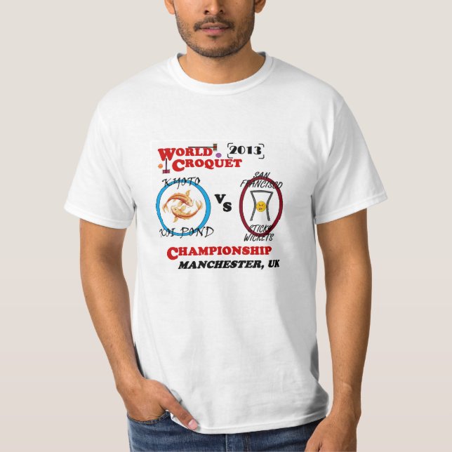 VärldsCroquetmästerskap Tee Shirt (Framsida)