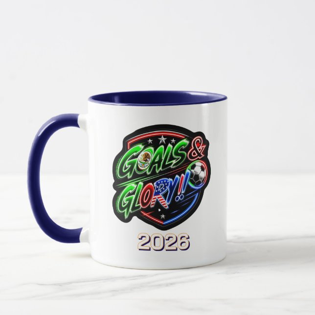 Världscupen 2026 Celebrera Mugg (Vänster)