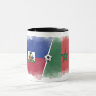 Världscupen 2026 Fanpresent Haiti VS Marocko Mugg