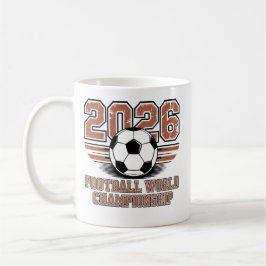 Världscupen 2026 ⚽ – Fotbollsfandesign Kaffemugg