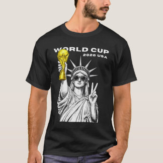 Världscupen 2026 USA Guld-Fotbollsturnering T Shirt