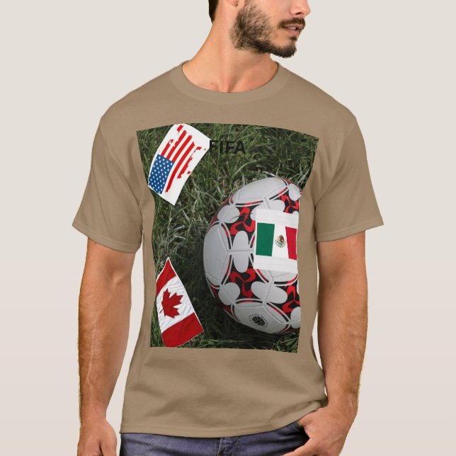 VÄRLDSCUPEN I FOTBOLL 2026 T SHIRT (Framsida)