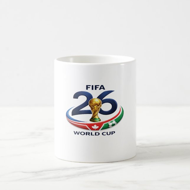 Världscupen Kanada Fotbollströja med grafik Kaffemugg (Center)