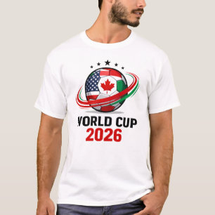 Världscupsfotboll 2026 t shirt