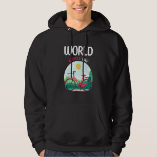 Världscykeldagen FN 1 juni Hoodie