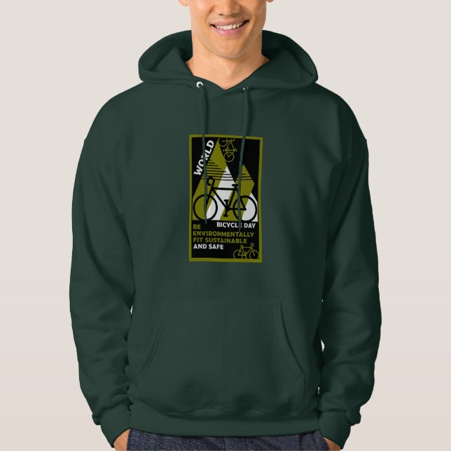 Världscykeldagen Hoodie (Framsida)