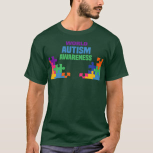 Världsdag för ökad medvetenhet om autism som antog t shirt