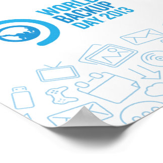 Världsdag för säkerhetskopiering Poster