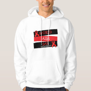 Världsdagen Aids 1:a Button Shirt Hoodie