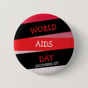 Världsdagen Aids 1:a december Knapp