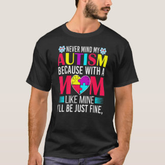 Världsdagen för autism Autism Mamma T Shirt