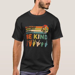 Världsdagen för autismmedvetenhet 2022 Handtecken T Shirt
