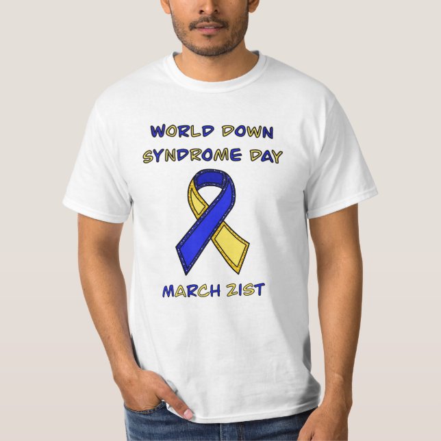 Världsdagen för Downs syndrom - 21 mars T Shirt (Framsida)