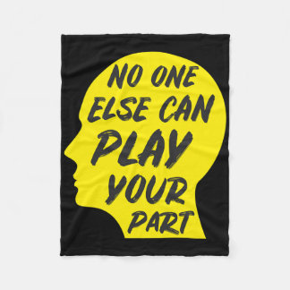 Världsdagen för förebyggande av självmordsattacker fleecefilt