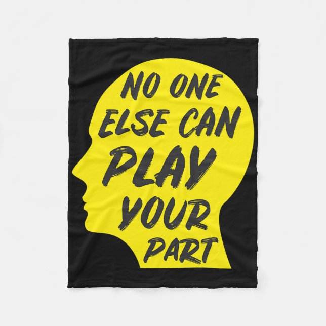 Världsdagen för förebyggande av självmordsattacker fleecefilt (Framsidan)