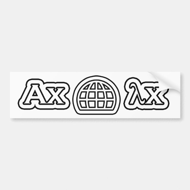 Världsdagen för igenvärde bildekal (Framsidan)