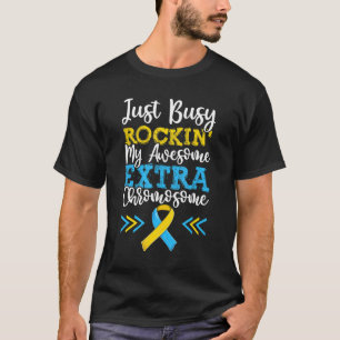 Världsdagen för medvetenhet om nedsynkronisering S T Shirt