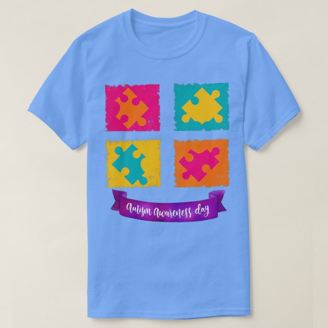 Världsdagen för ökad medvetenhet om autism 2023 t shirt (Design framsida)