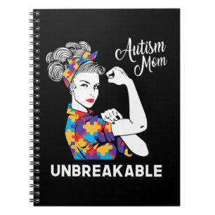 Världsdagen för ökad medvetenhet om autism i en di anteckningsbok