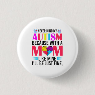 Världsdagen för ökad medvetenhet om autism Mamm Knapp