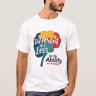 Världsdagen för ökad medvetenhet om autism - minst t shirt