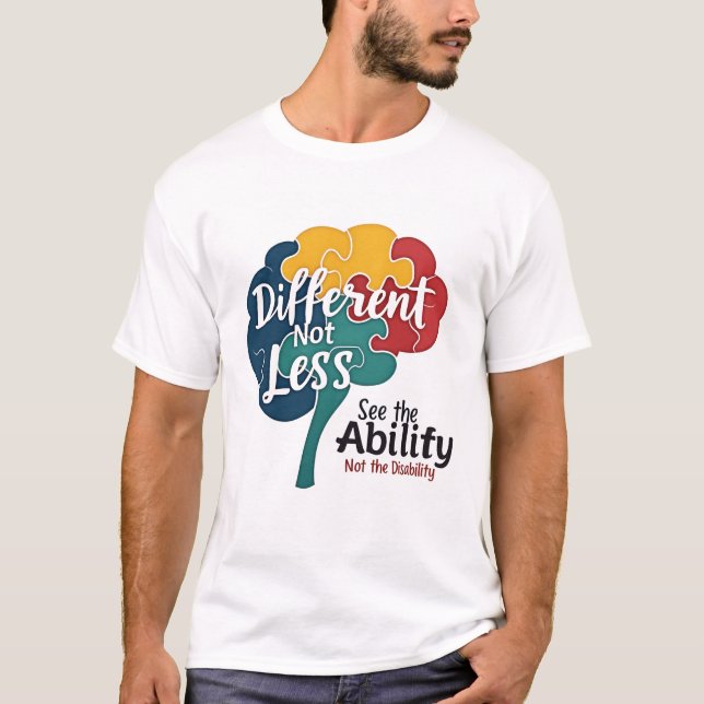 Världsdagen för ökad medvetenhet om autism - minst t shirt (Framsida)