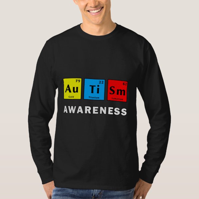 Världsdagen för ökad medvetenhet om autism t shirt (Framsida)