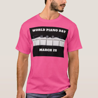 Världsdagen för piano t shirt