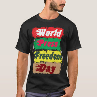 världsdagen för pressfrihet t shirt