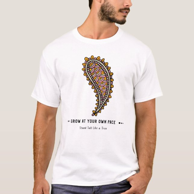 Världsdagen för psykisk hälsa - Tillväxt på ditt e T Shirt (Framsida)