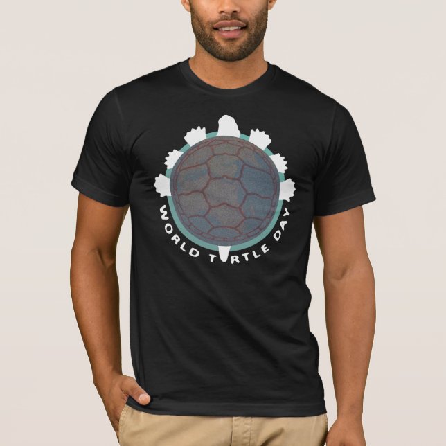 Världsdagen för sköldpaddor tee shirt (Framsida)