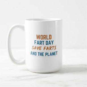 Världsdagen för spara och planeten kaffemugg