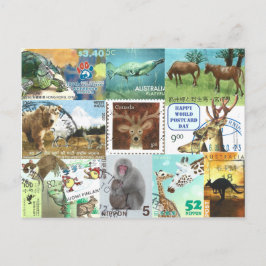 Världsdagen för vykort - Djurhållning i Frimärke