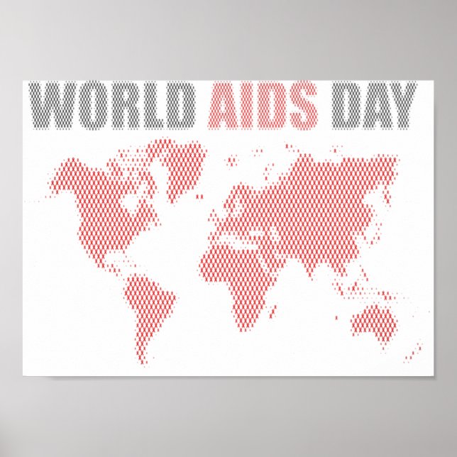 Världsdagen i Aids Poster (Framsidan)