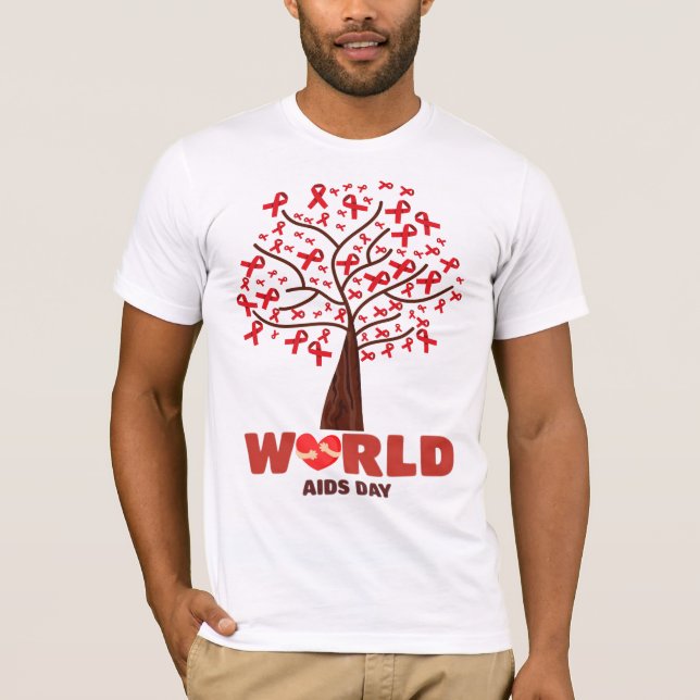 Världsdagen i AIDS T Shirt (Framsida)