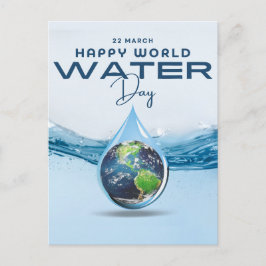 Världsdagen i Vatten Helg Vykort
