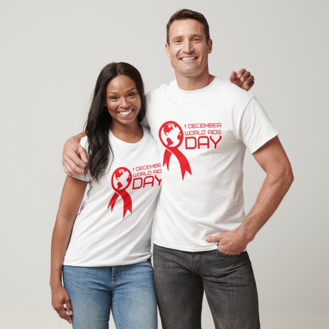 Världsdagen mot AIDS | HIV-medvetenhet T Shirt (Unisex)