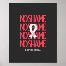 Världsdagen mot Aids stoppade Stigma Poster